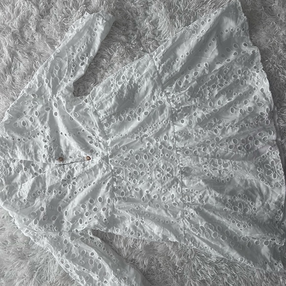 White Eyelet Dress EUC Shein - Picture 6 of 8